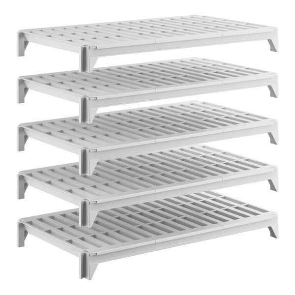Cambro CPSK2136V5480 Camshelving Premium Shelf Plate Kit w/ 5 Vented Shelves - 21"W x 36"L