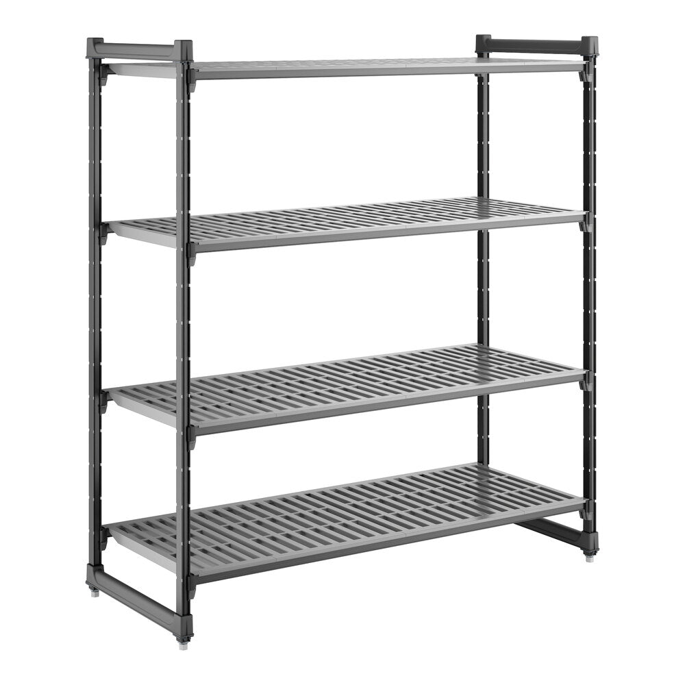 Cambro CBU246064V4580 Camshelving Basics Plus Vented 4-Shelf Starter Unit - 24" x 60" x 64"