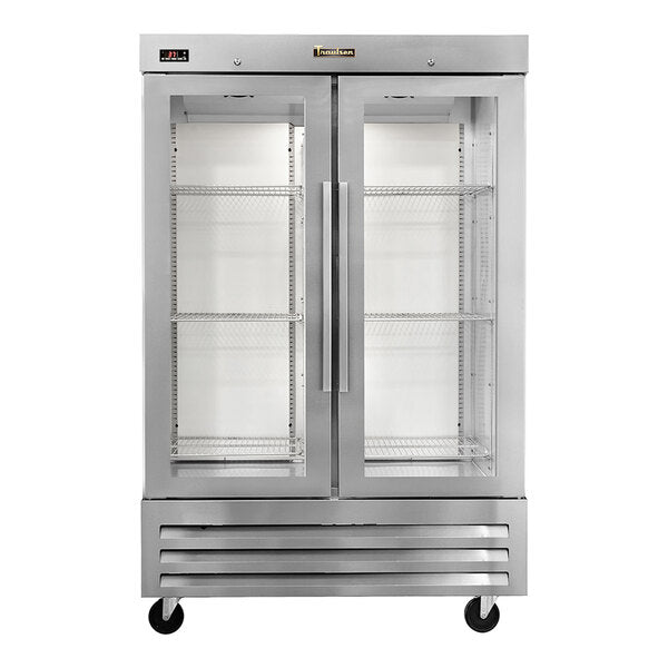 Traulsen CLBM-49R-FG-LR 2-Section Glass Door Reach-In Refrigerator