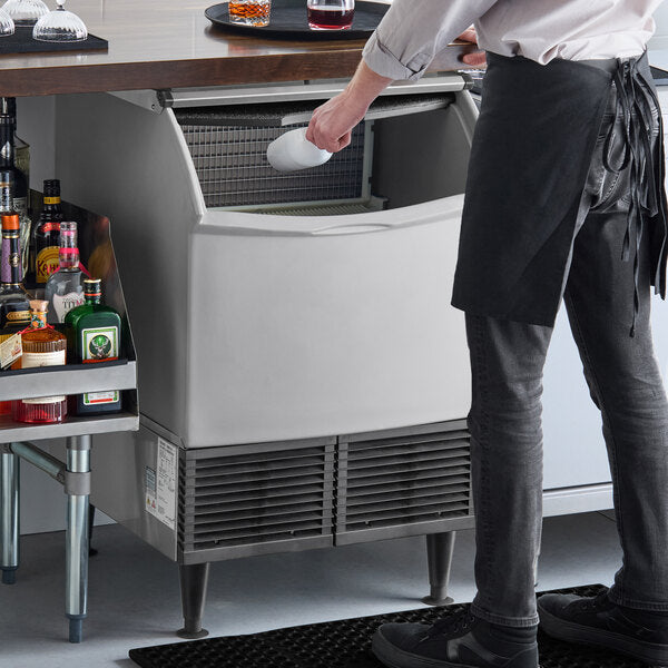 Ice-O-Matic CIMU220HA90 24 1/2" Air-Cooled Undercounter Half Dice Cube Ice Machine with - 223 lb., 115V