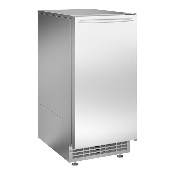 Ice-O-Matic GEMU09090 15" Air-Cooled Undercounter Pearl Nugget Ice Machine with 26 lb. Storage Bin - 110 lb., 115V