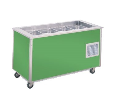 Vollrath 36176 74" 4-Series Signature Server Refrigerated NSF7 Cold Food Station, (5) Pan