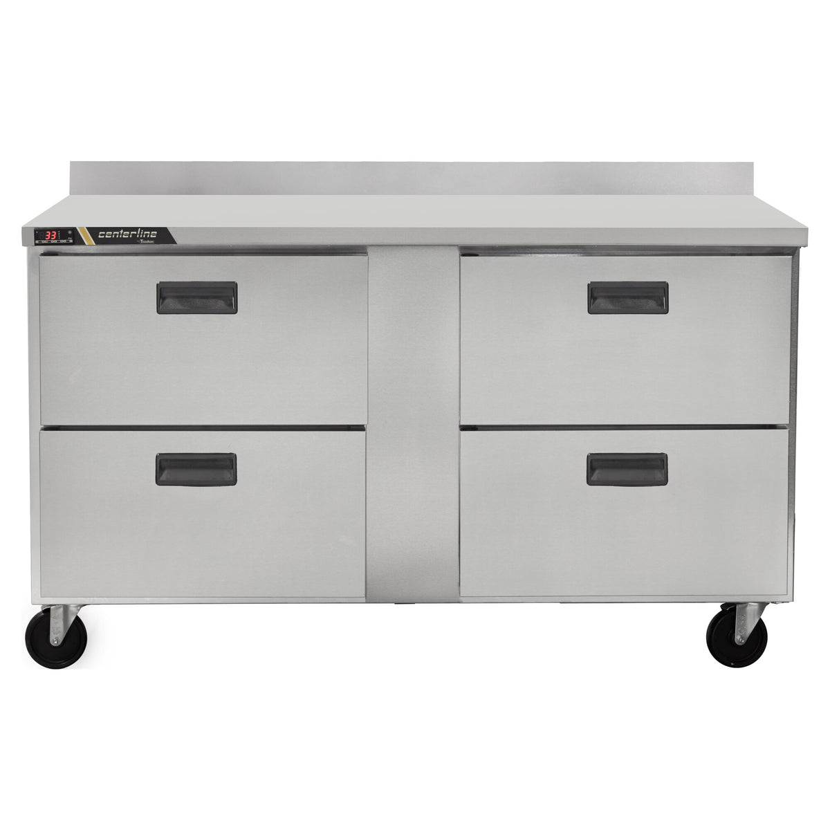 Traulsen CLUC-60R-DW-WT 60.25-Inch Worktop Refrigerator — 4 drawers
