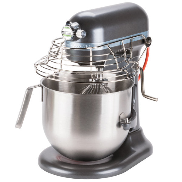 KitchenAid KSMC895DP 8-Quart Commercial Countertop Mixer with Bowl-Guard, 10-Speed, Gear-Driven, Dark Pewter