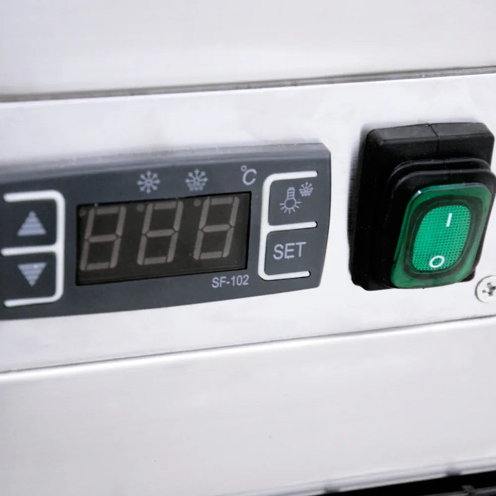 Omcan 44382 36" Full Service Bakery Display Case w/ Straight Glass - (4) Levels,