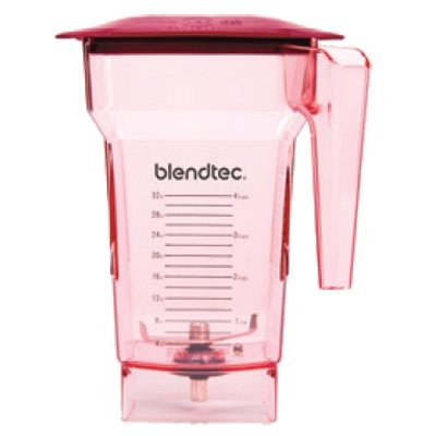 Blendtec 40-619-62 red FourSide blender jar with red lid