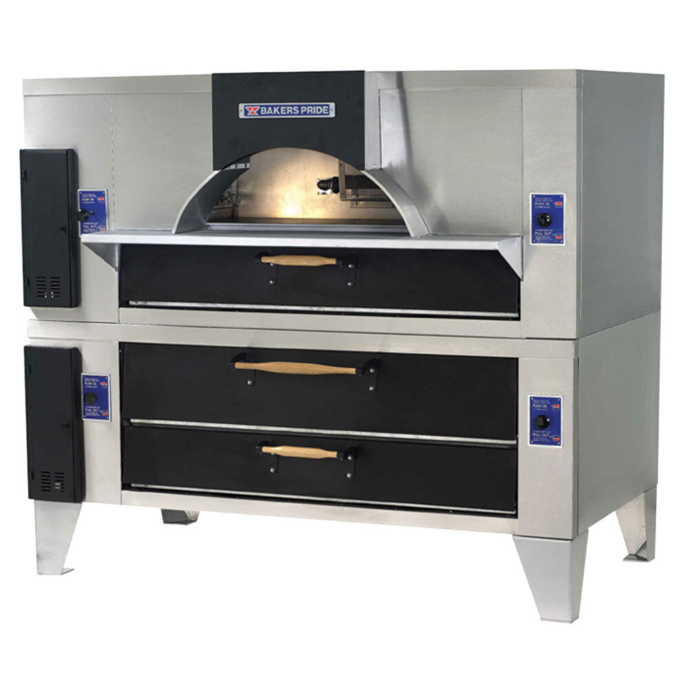 Bakers Pride FC-616/Y-600 Pizza Deck Oven – 2 Decks, 60-inch Deck, Liquid Propane