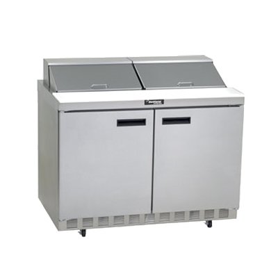 Delfield 4448NP-12 48.13-Inch Sandwich & Salad Prep Table β 12 Pans, 2 doors