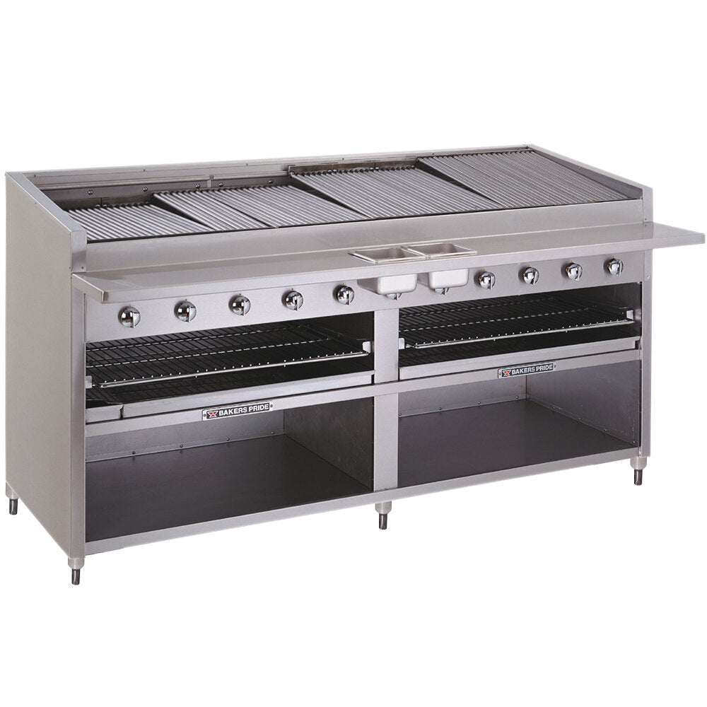Bakers Pride F-72R Commercial Charbroiler β 72-inch, Natural Gas
