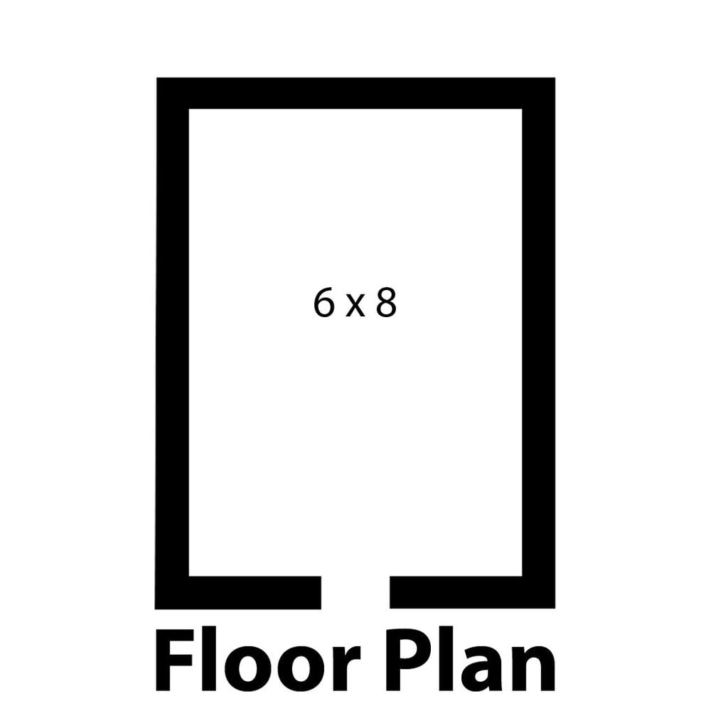 Norlake KLF7768-CX 6 X 8 Indoor Walk-In Freezer With Floor