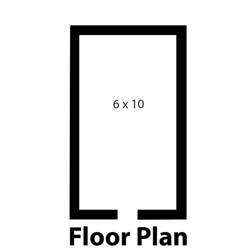 Norlake KLB77610-CX 6 X 10 Indoor Walk-In Cooler With Floor