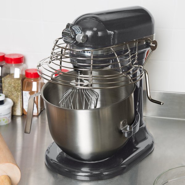 KitchenAid KSMC895DP 8-Quart Commercial Countertop Mixer with Bowl-Guard, 10-Speed, Gear-Driven, Dark Pewter