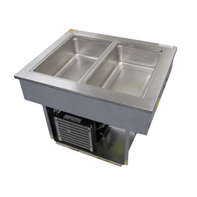 Delfield 8145-EFP 45.32-Inch Drop-In Refrigerated Cold Food Well — 3-pan