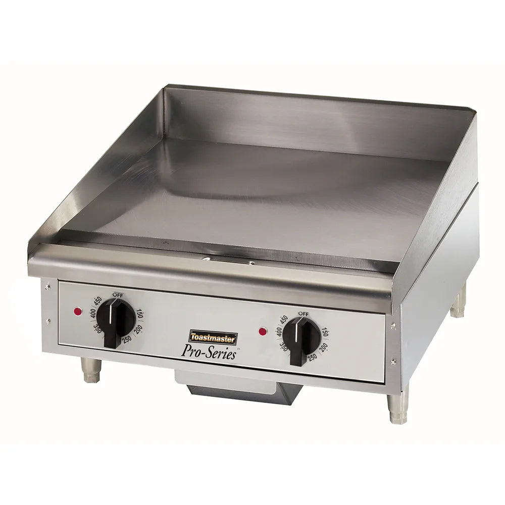 Toastmaster TMGE24 24" Electric Griddle w/ Thermostatic Controls - 3/4" Steel Plate