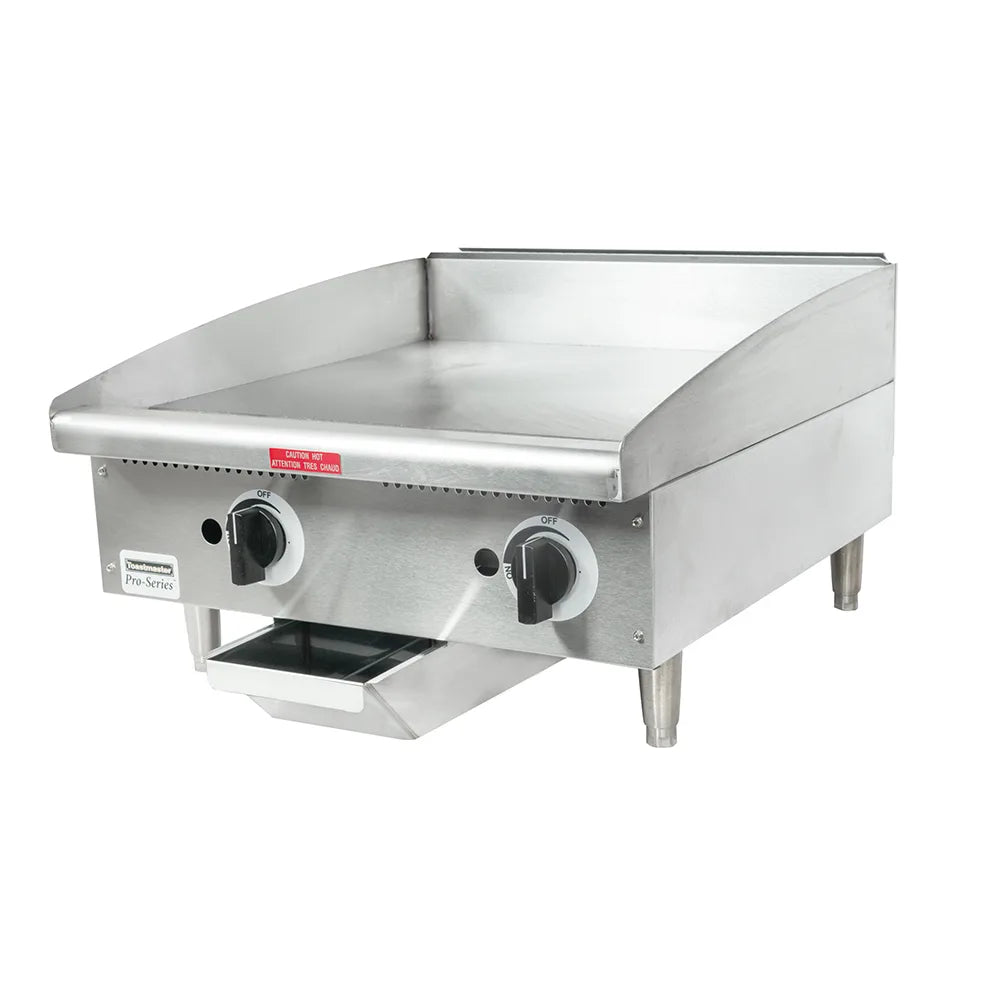 Toastmaster TMGM24 24" Gas Griddle w/ Manual Controls - 3/4" Steel Plate