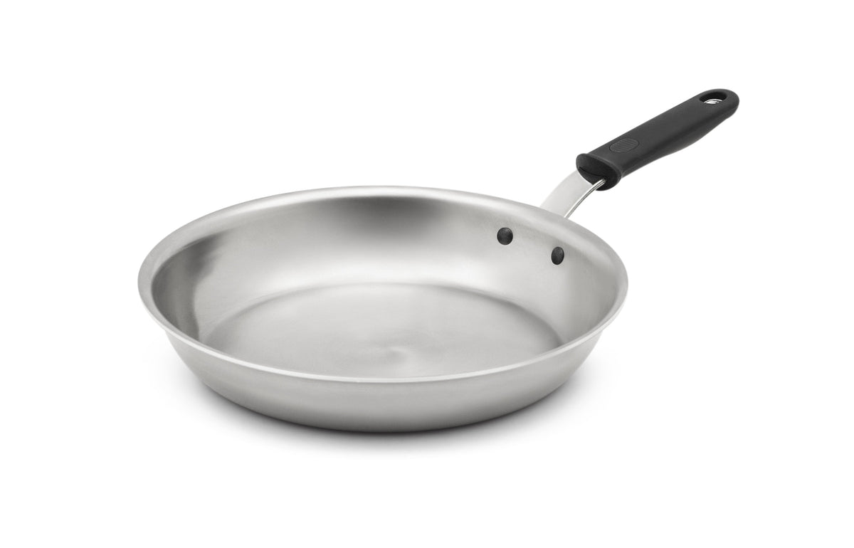 Vollrath 672112 Wear-Ever Fry Pan, 12" Dia., Aluminum, Natural Finish, Riveted Handle — Case of 2 pieces