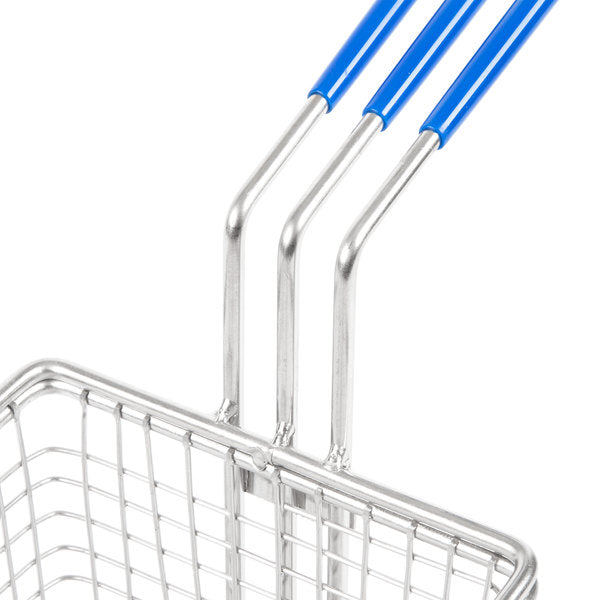 Globe TMBASKET1632 9 1/2" x 4" x 6" Twin Fryer Basket with Front Hook