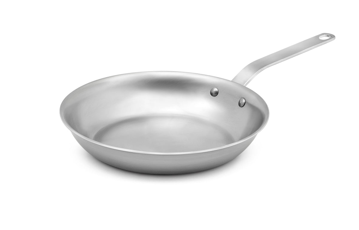 Vollrath 691108 Tribute Fry Pan, 8" Dia., 3-Ply, Steel/Aluminum, Induction Ready, Natural Finish — Case of 6 pieces