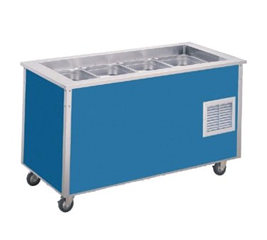 Vollrath 98710 88" 4-Series Signature Server Refrigerated NSF7 Cold Food Station, (5) Pan