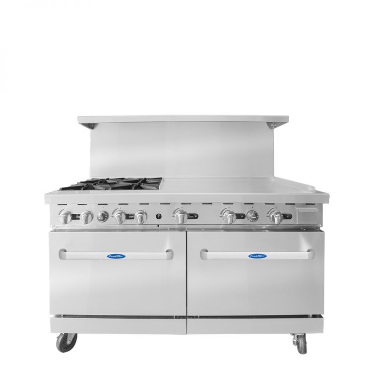 Atosa AGR-4B36GR 60" Commercial Gas Range 4 Burner - LP
