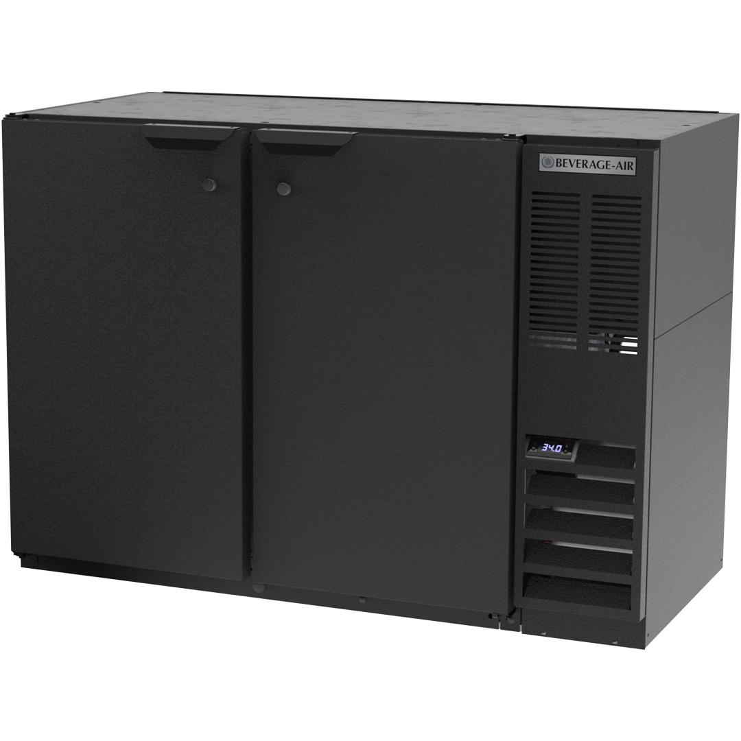 Beverage Air BB48HC-1-B Bar Back Refrigerator Black