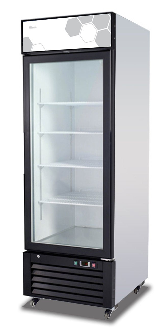 Migali C-23FM-HC 27“ W 1 Door Swing Glass Freezer