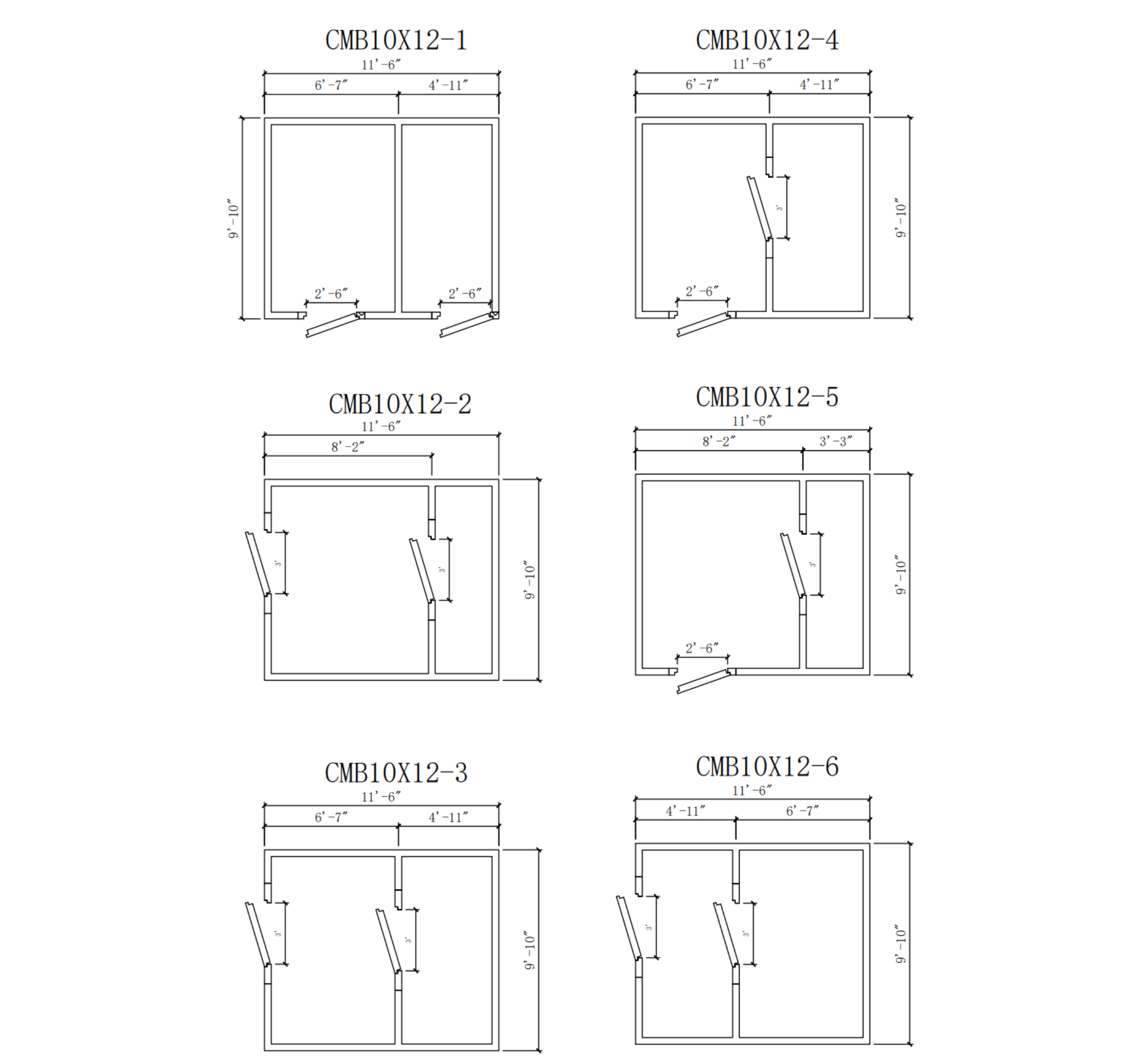 Astra 10 x 12 Walk-In Combo Cooler & Freezer With Floor CMB10X12