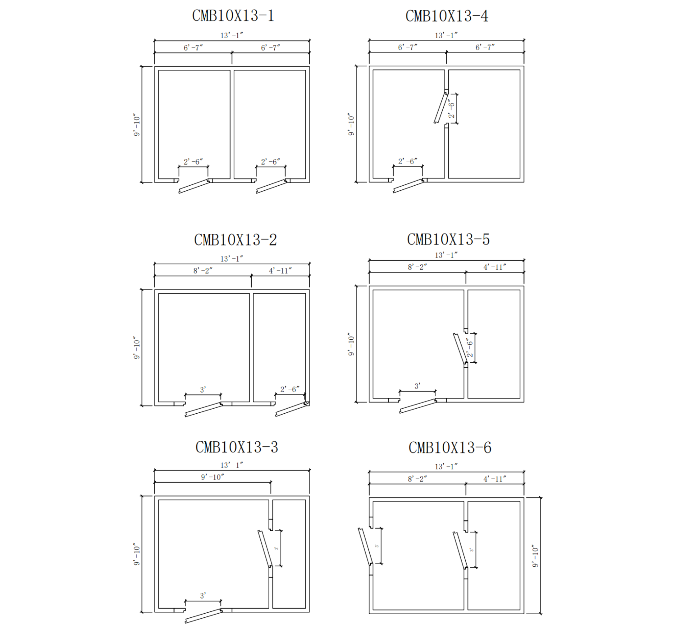 Astra 10 x 13 Walk-In Combo Cooler & Freezer With Floor CMB10X13