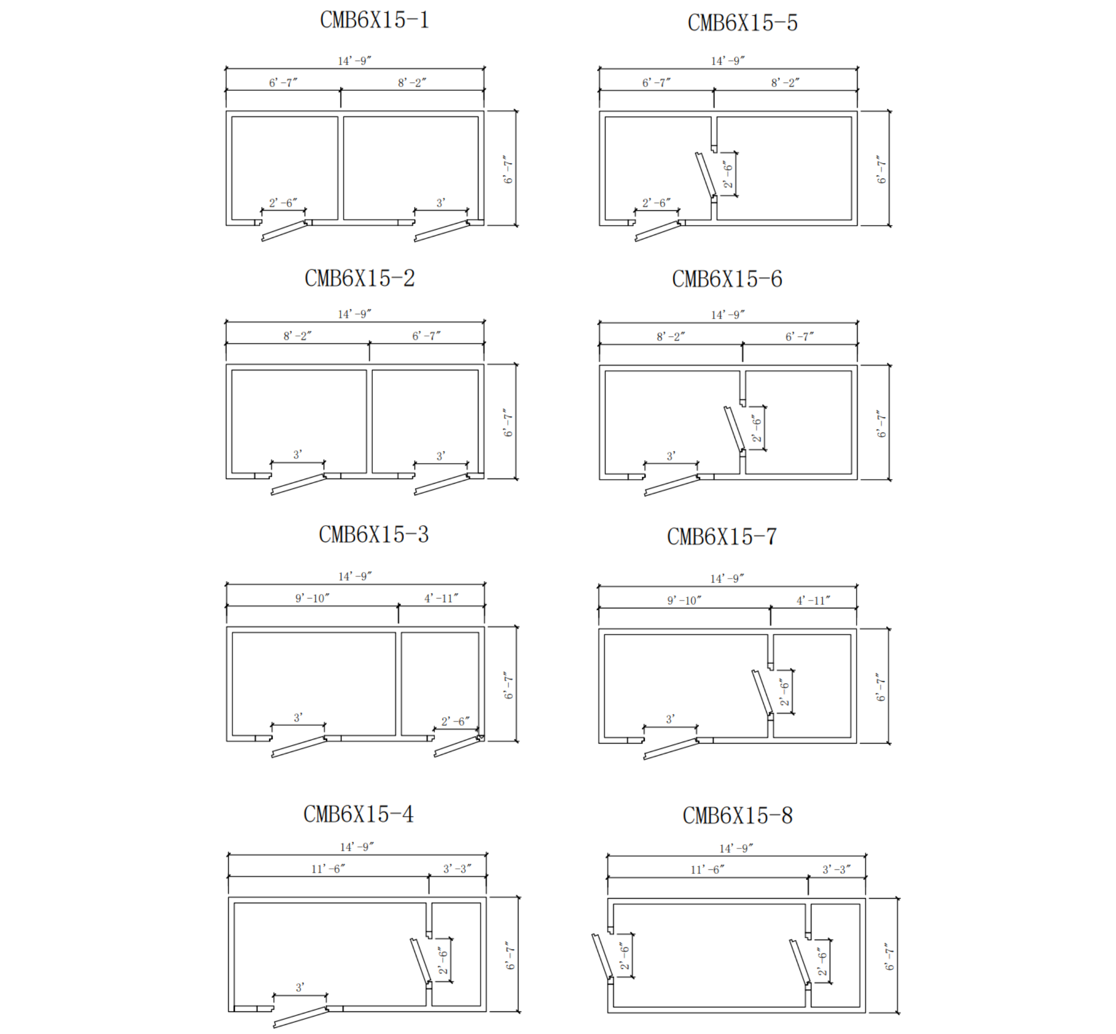 Astra 6 x 15 Walk-In Combo Cooler & Freezer With Floor CMB6X15