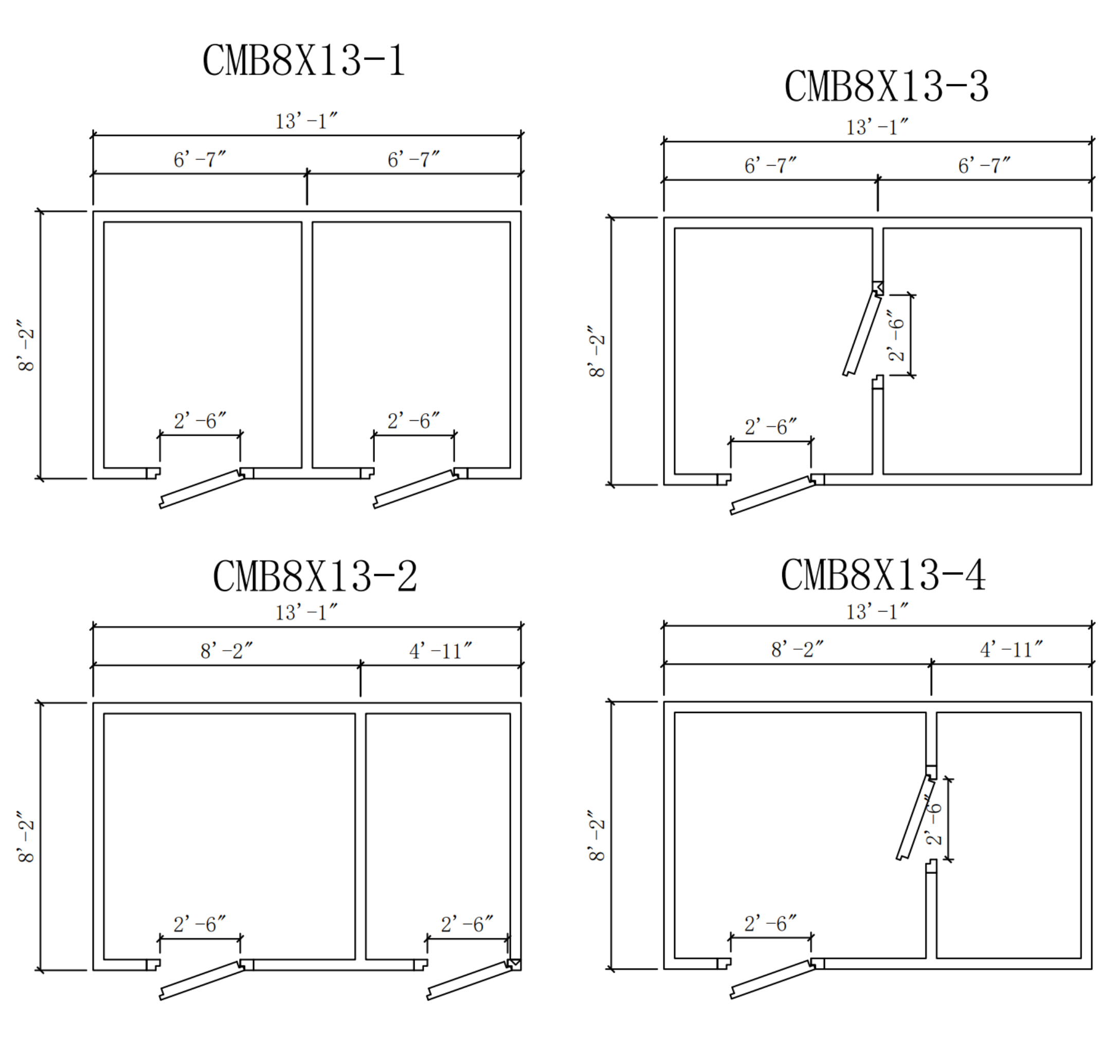 Astra 8 x 13 Walk-In Combo Cooler & Freezer With Floor CMB8X13