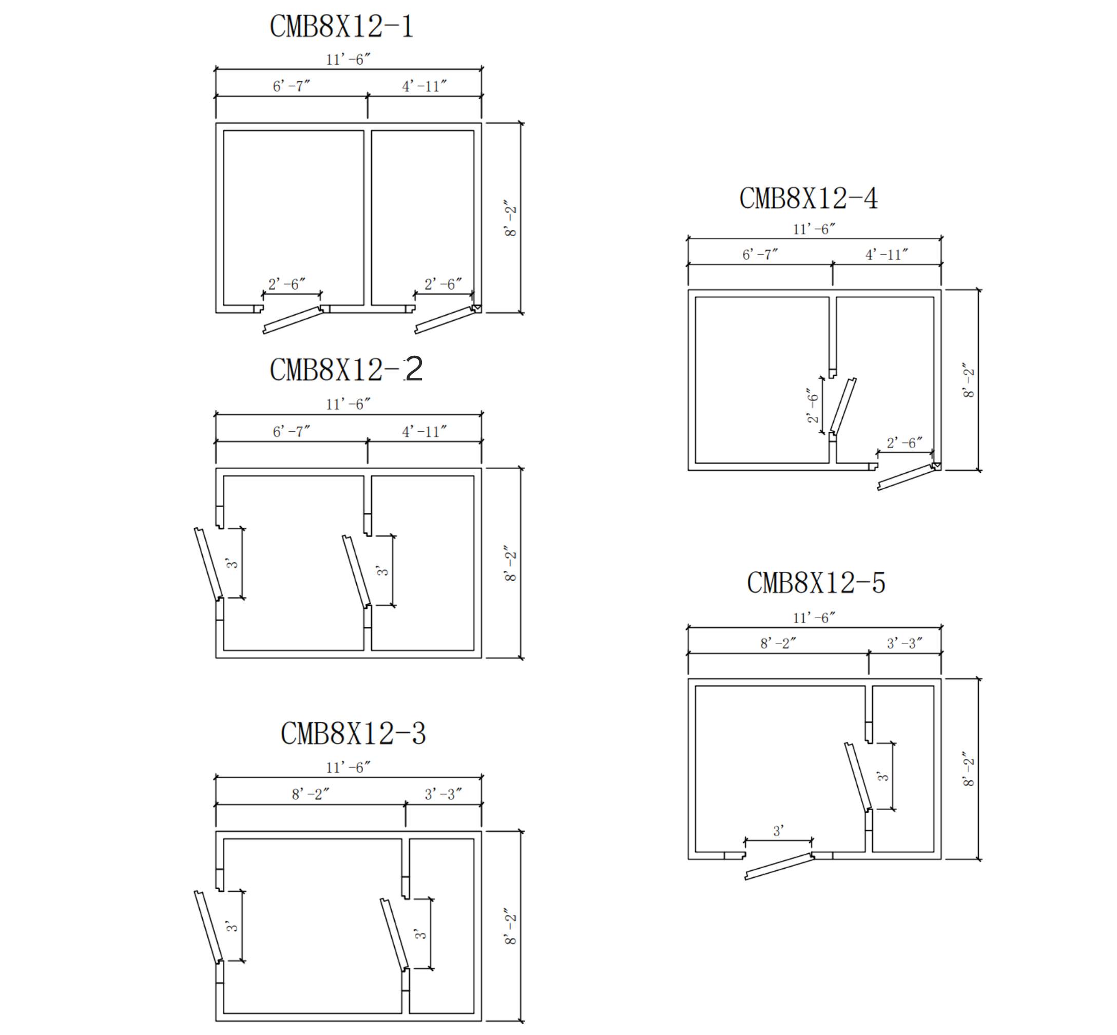 Astra 8 x 12 Walk-In Combo Cooler & Freezer With Floor + Top Mount Refrigeration CMB8X12-10C3F-T