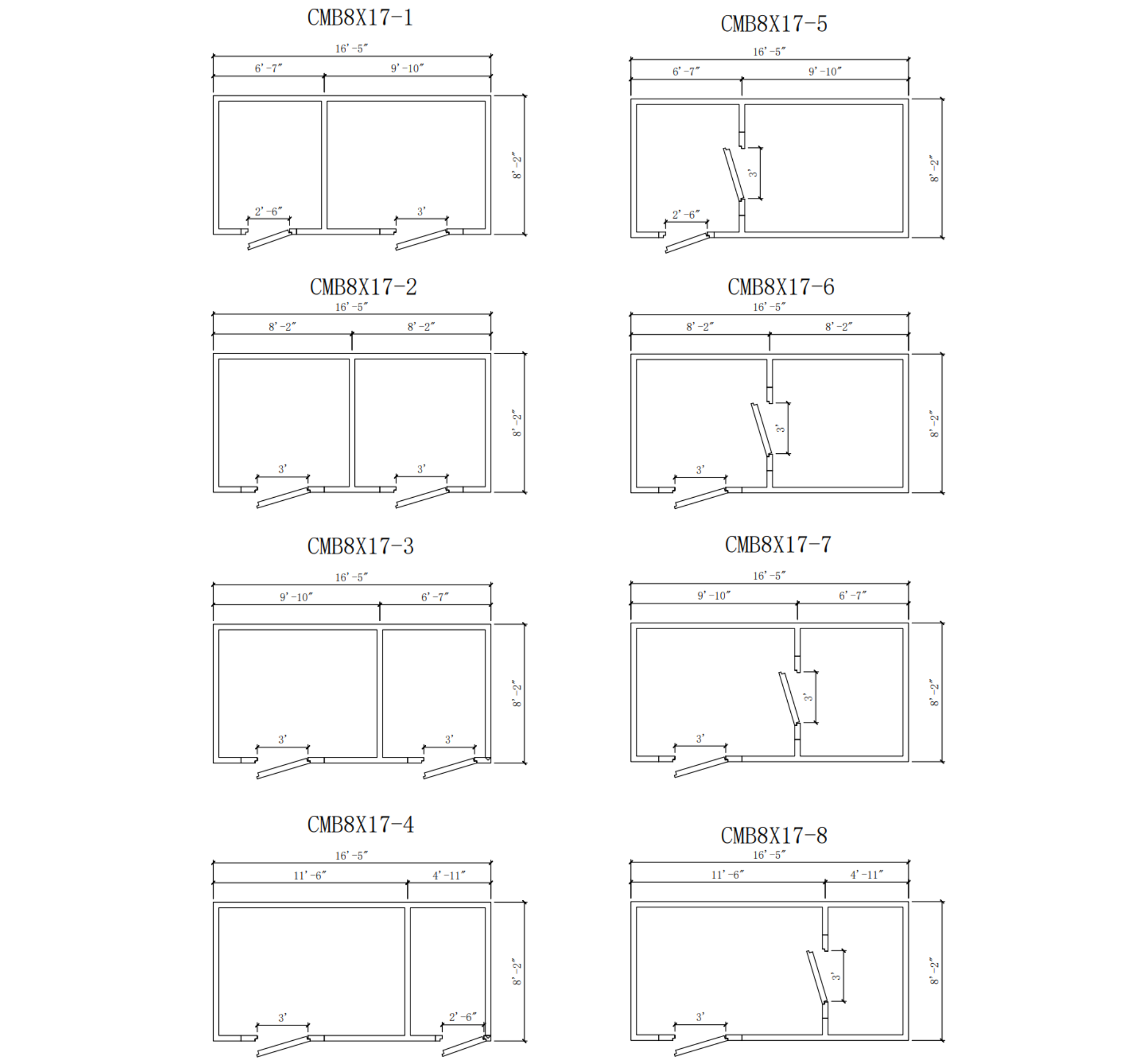 Astra 8 x 17 Walk-In Combo Cooler & Freezer With Floor CMB8X17