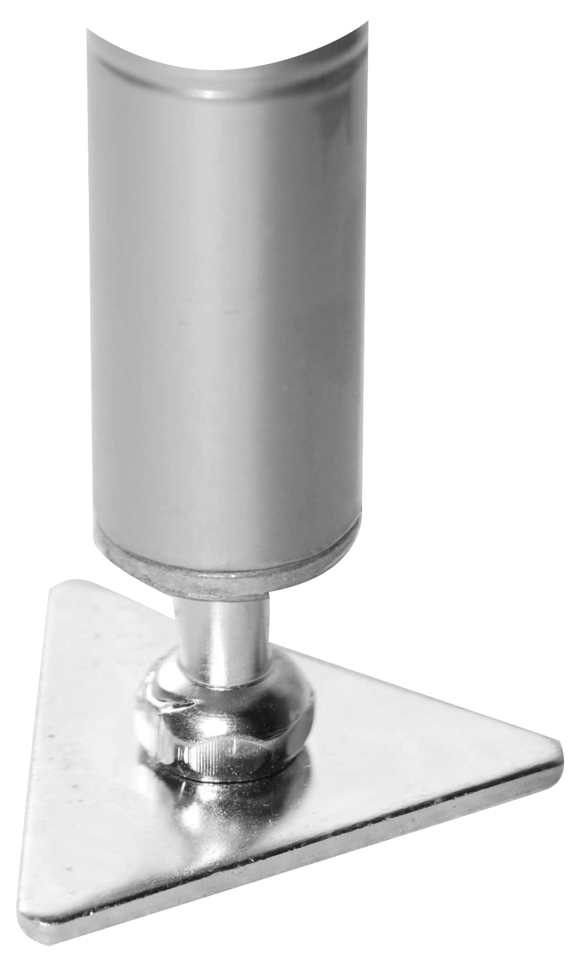 Serv-Ware CWP-FP triangular post foot plate under a shelving post leveling foot