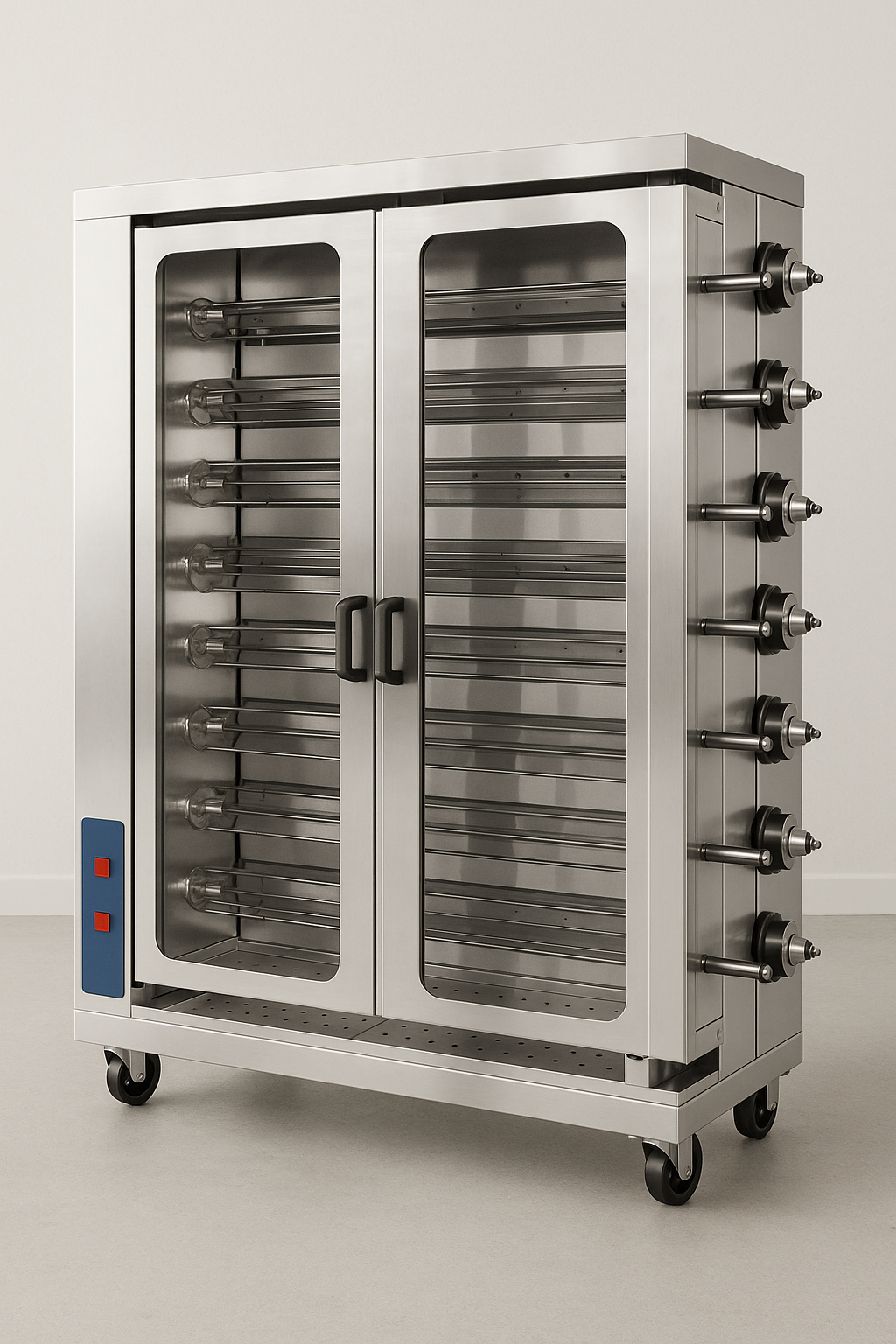 Pegasus CR-8G Gas Chicken Rotisserie, 8 Spits - LP