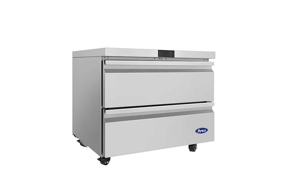 Atosa AUR36D2 – Undercounter Refrigerator with Drawers