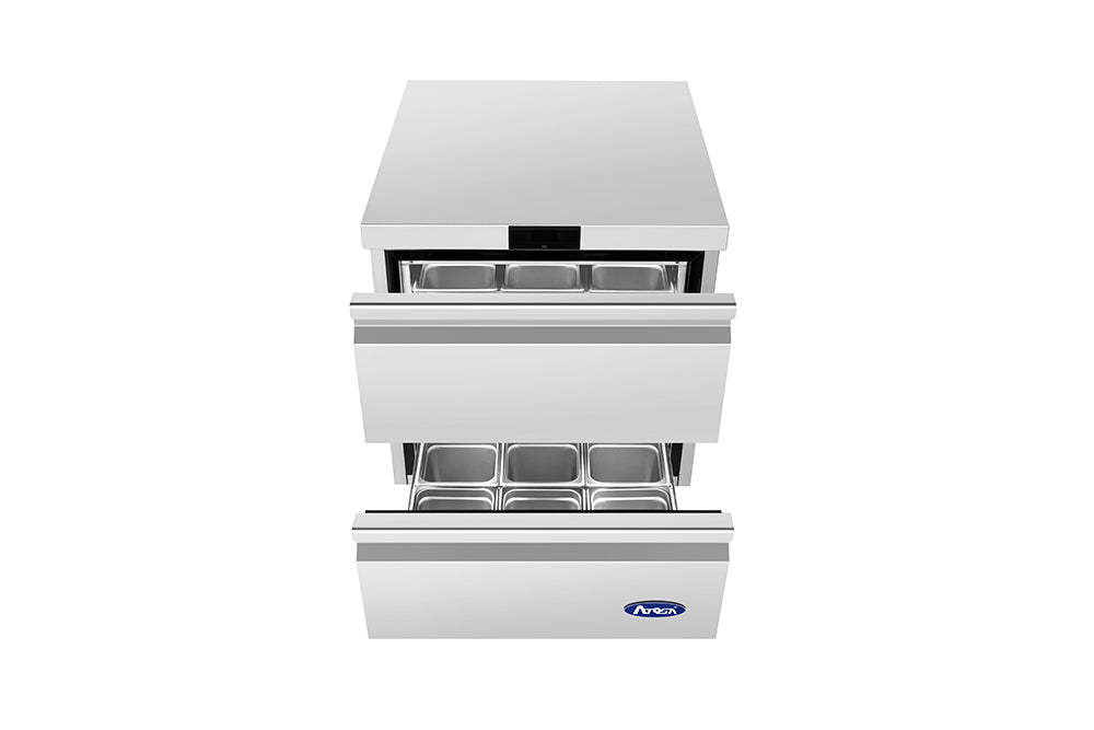 Atosa AUR27D2 – Undercounter Refrigerator with Drawers