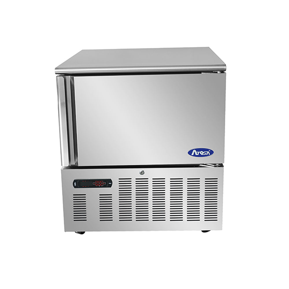 Atosa EBF-05 blast chiller and shock freezer, angled front view, door closed