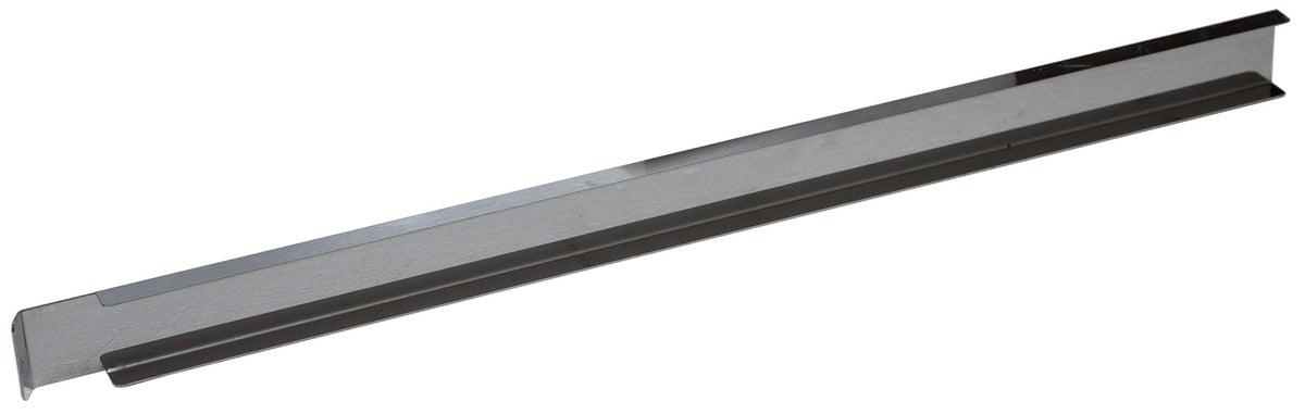 Serv-Ware FJS stainless fryer joiner strip, angle view