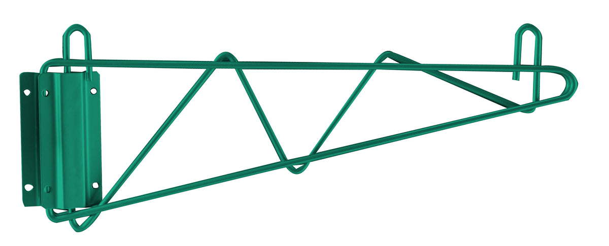Serv-Ware green epoxy wall bracket, GR Series
