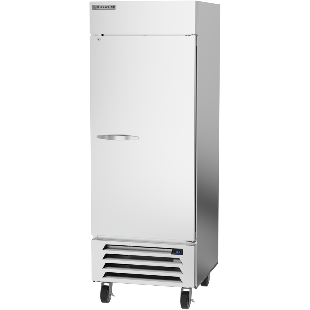 Beverage Air HBR27HC-1 1 Solid Door Bottom Mount Refrigerator 30"