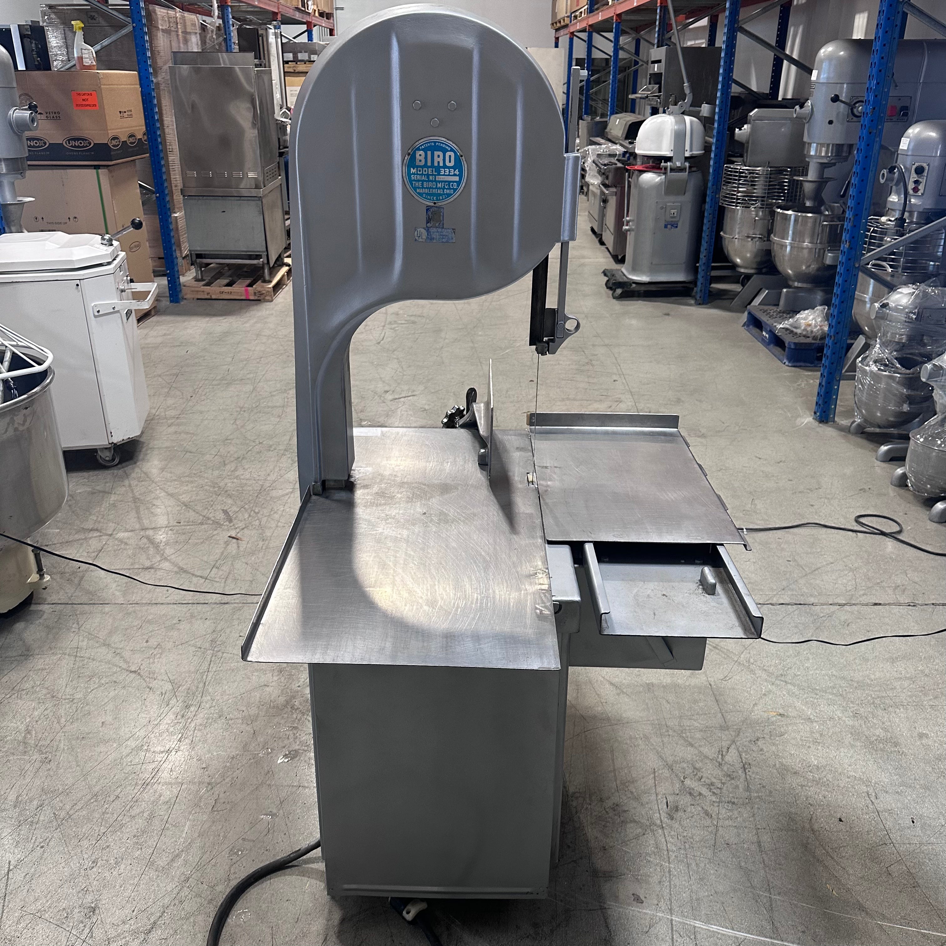 Biro Meat Saw 3334 208V 3Phase 2.5 HP