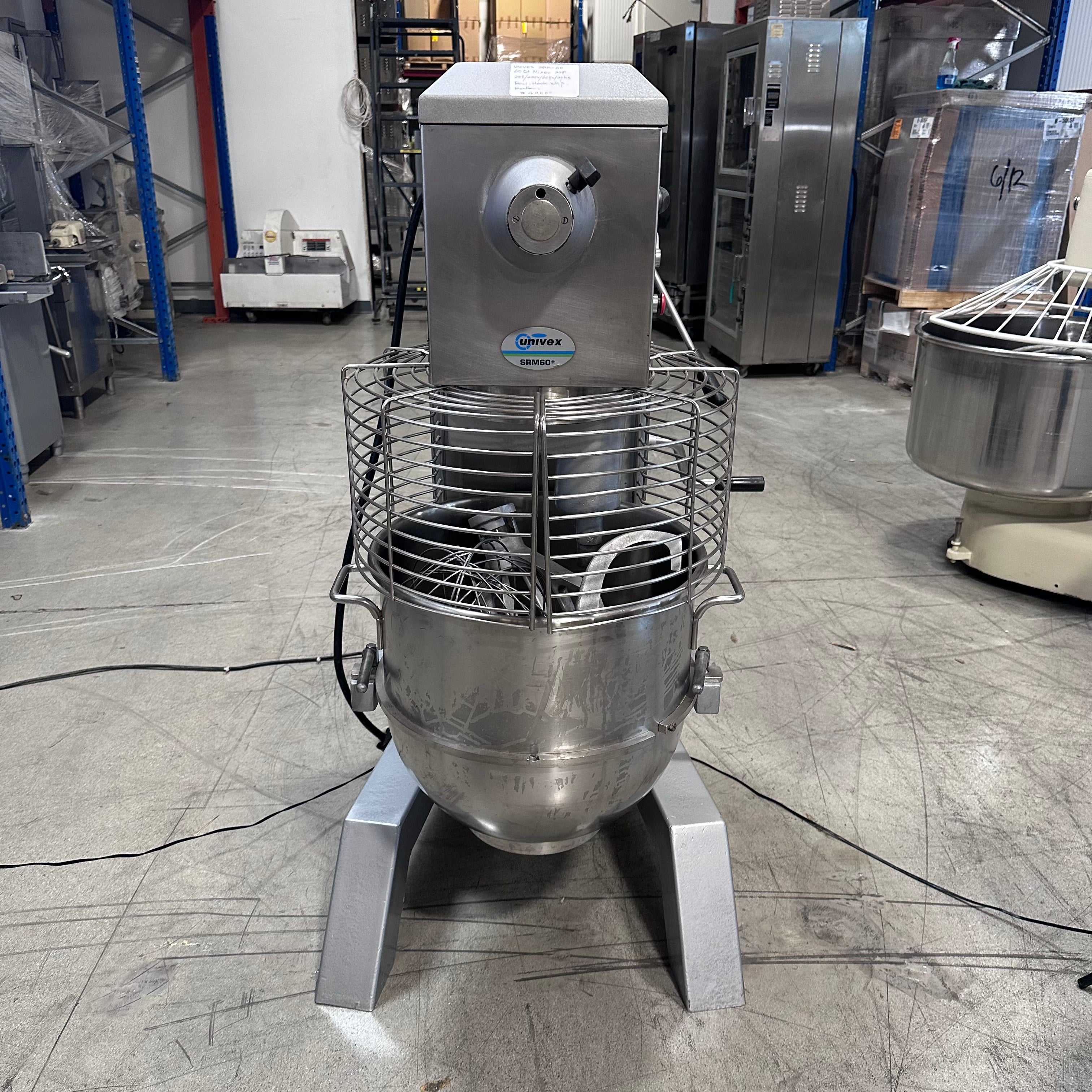 Univex SRM60+HD 60 qt Planetary Mixer - Floor Model, 208-220/60/3 Standard Voltage