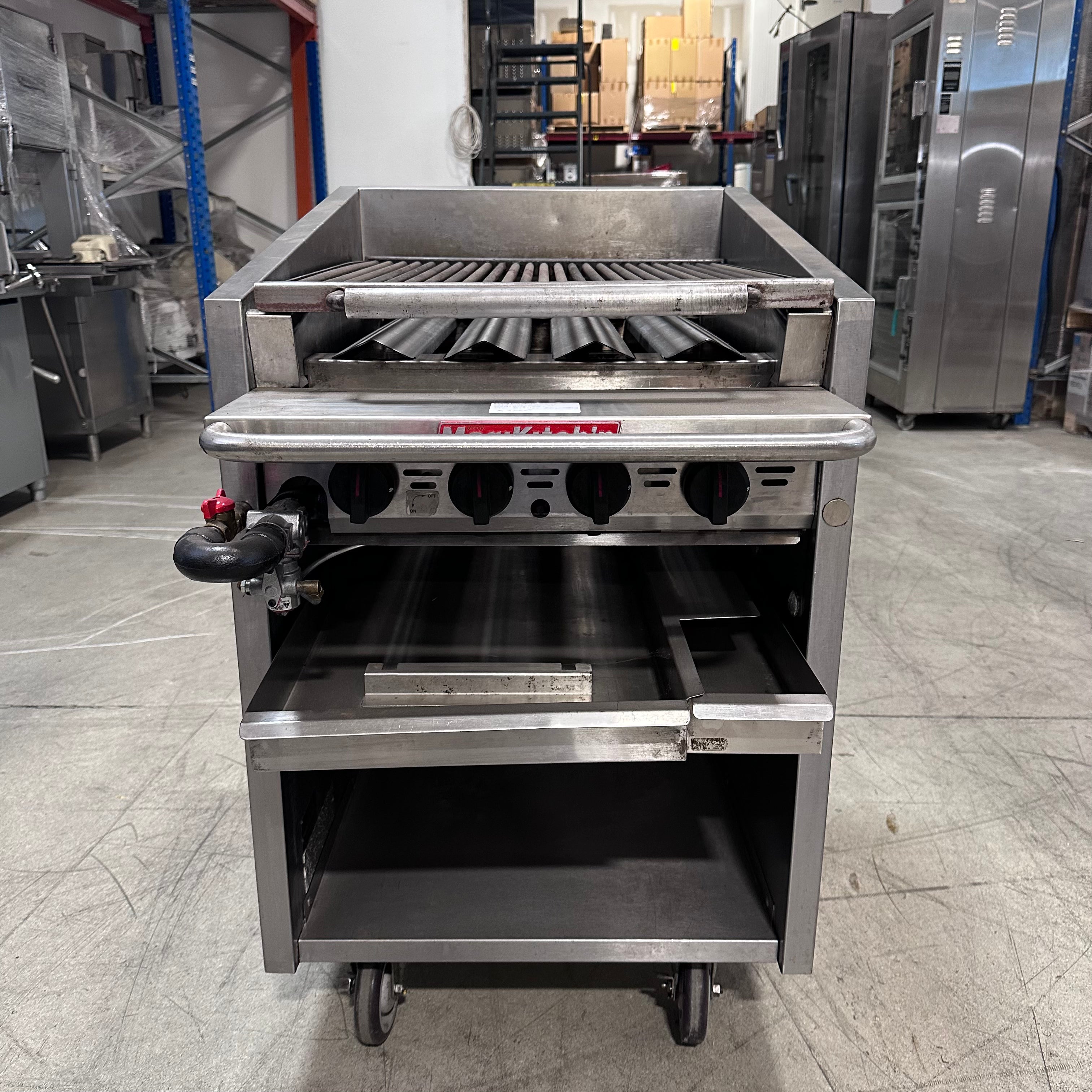 Magikitch'n CM-RMB-624 24" Gas Charbroiler w/ Floating Steel Grates