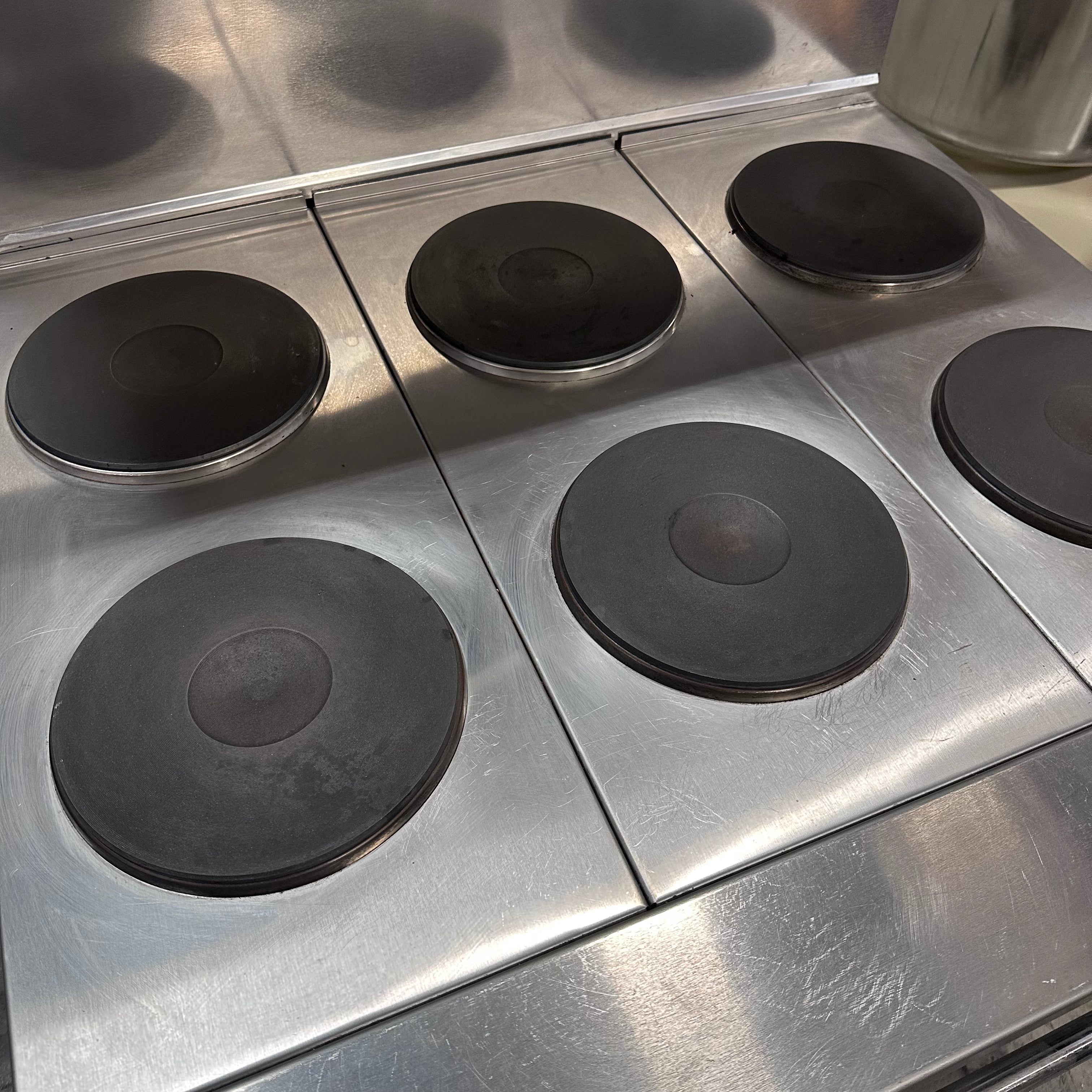 Vulcan EV36S-6FP240 36" EV Series Electric Range w/ (6) French Hot Plates, 240v/1ph/3ph