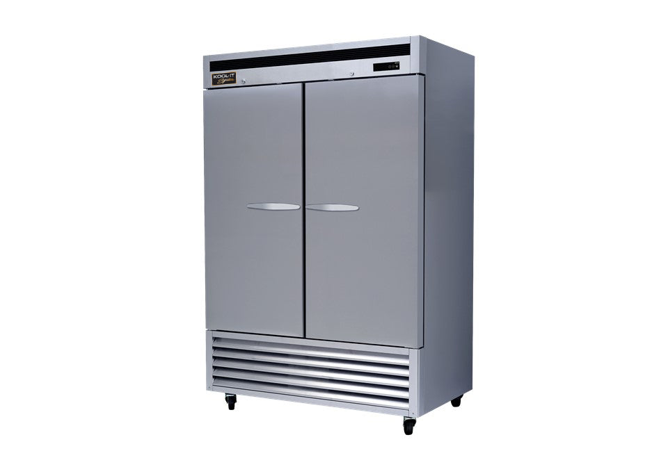 Kool-It - Signature KBSR-2 Double Door Refrigerator Bottom Mount
