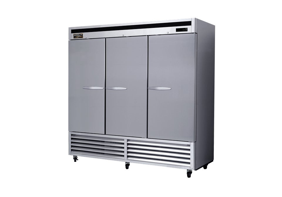Kool-It - Signature KBSF-3 Triple Door Freezer Bottom Mount