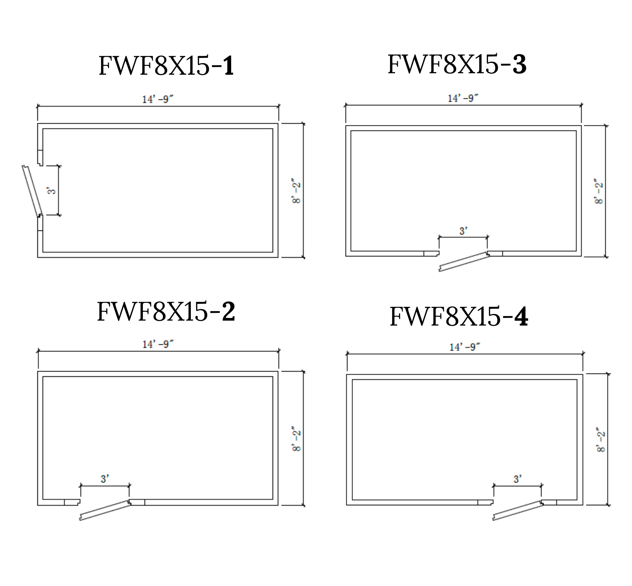 Astra 8 x 15 Walk-In Freezer with Floor and Top Mount Refrigeration FWF8X15-TM