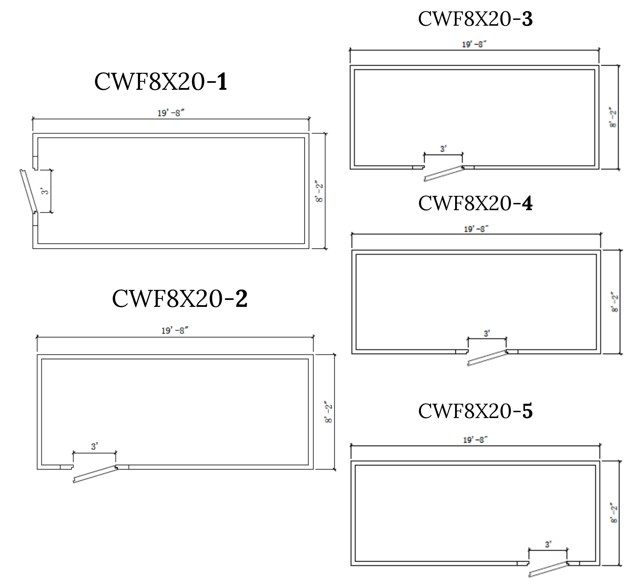 Astra 8 x 20 Walk-In Cooler with Floor and Remote Refrigeration CWF8X20-RM