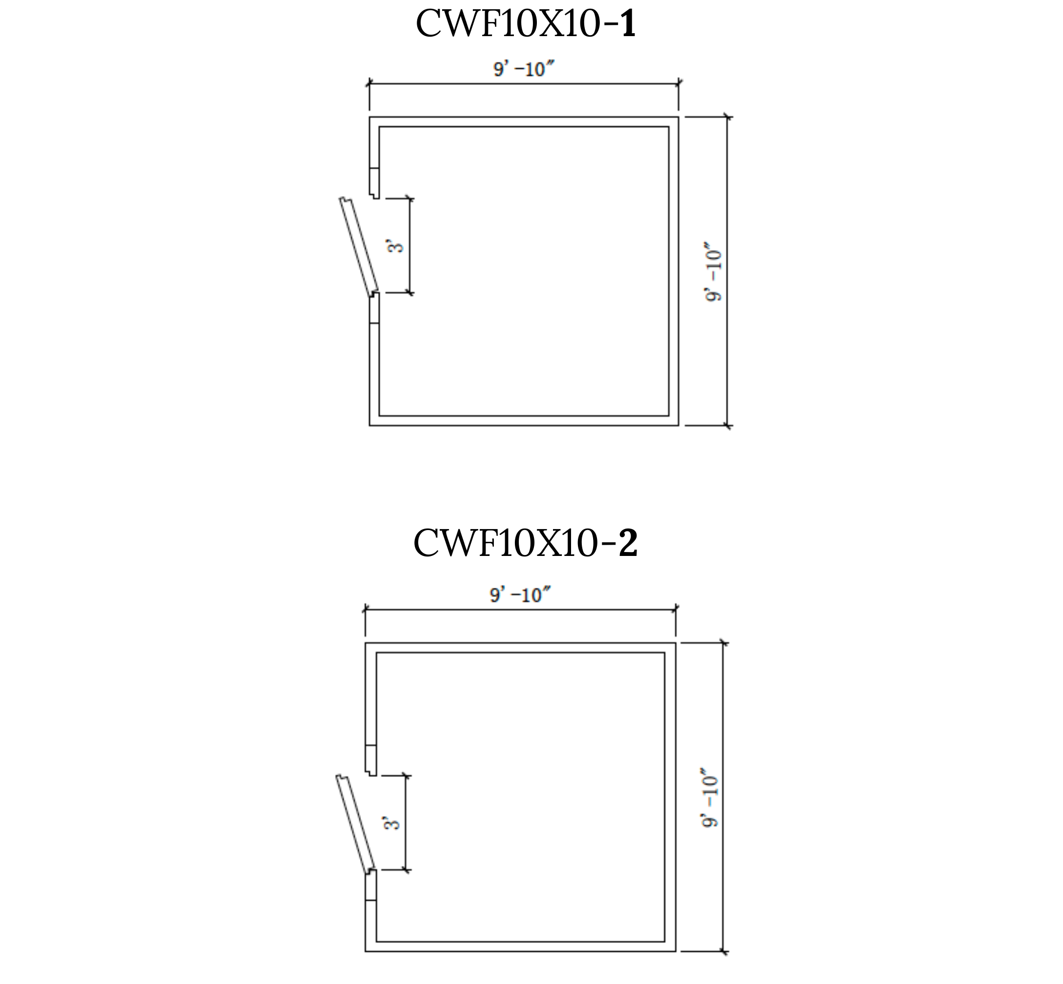 Astra 10 x 10 Walk-In Cooler with Floor and Remote Refrigeration CWF10X10-RM