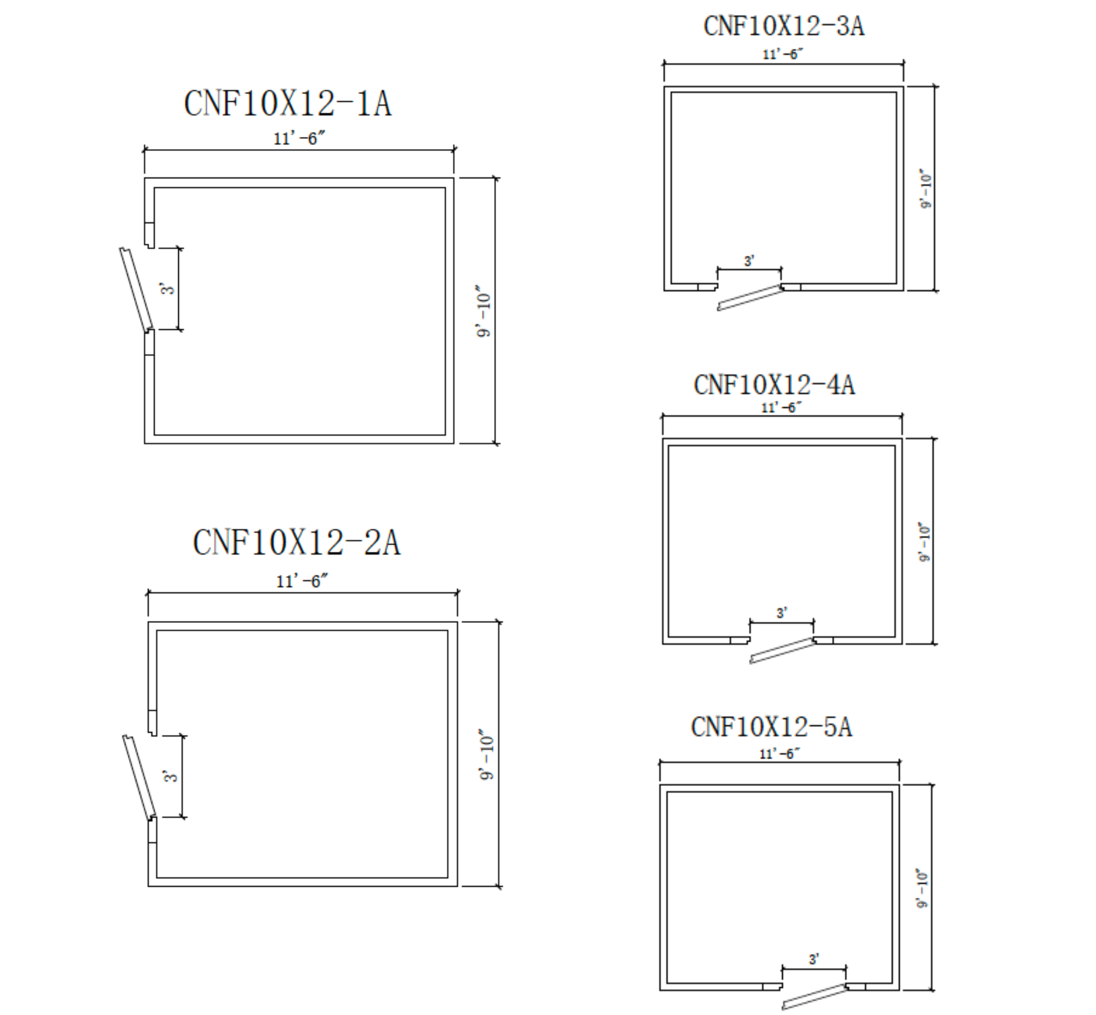 Astra 10 x 12 Walk-In Cooler No Floor With Remote Refrigeration CNF10X12-RM